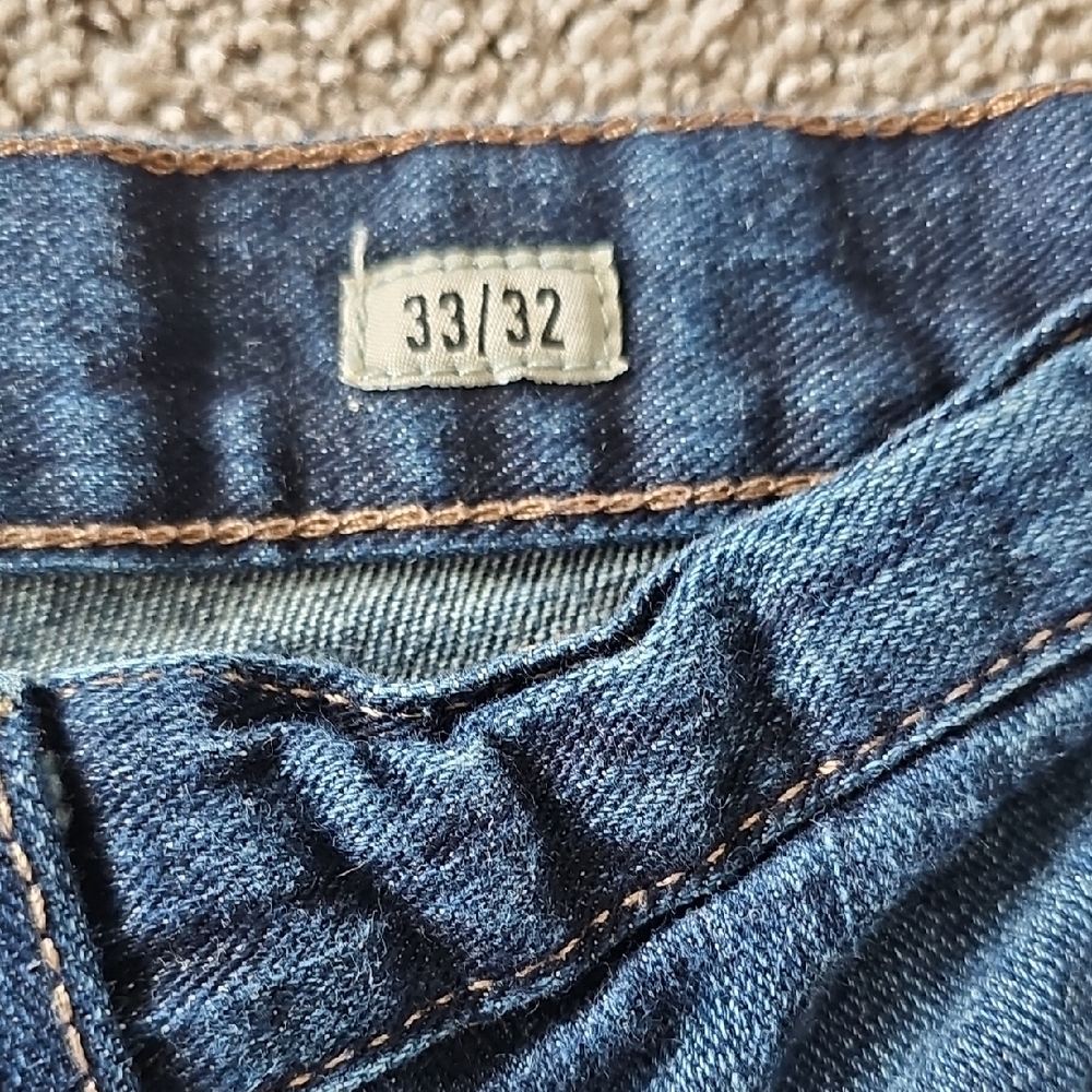 Ariat Men's Dark Blue Straight Jeans - Picture 5 of 8